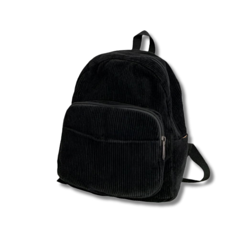 corduroy small backpack.