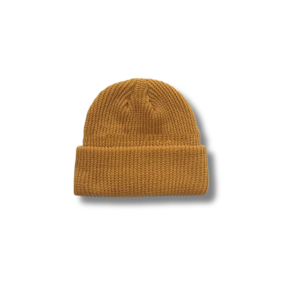 knit hat.