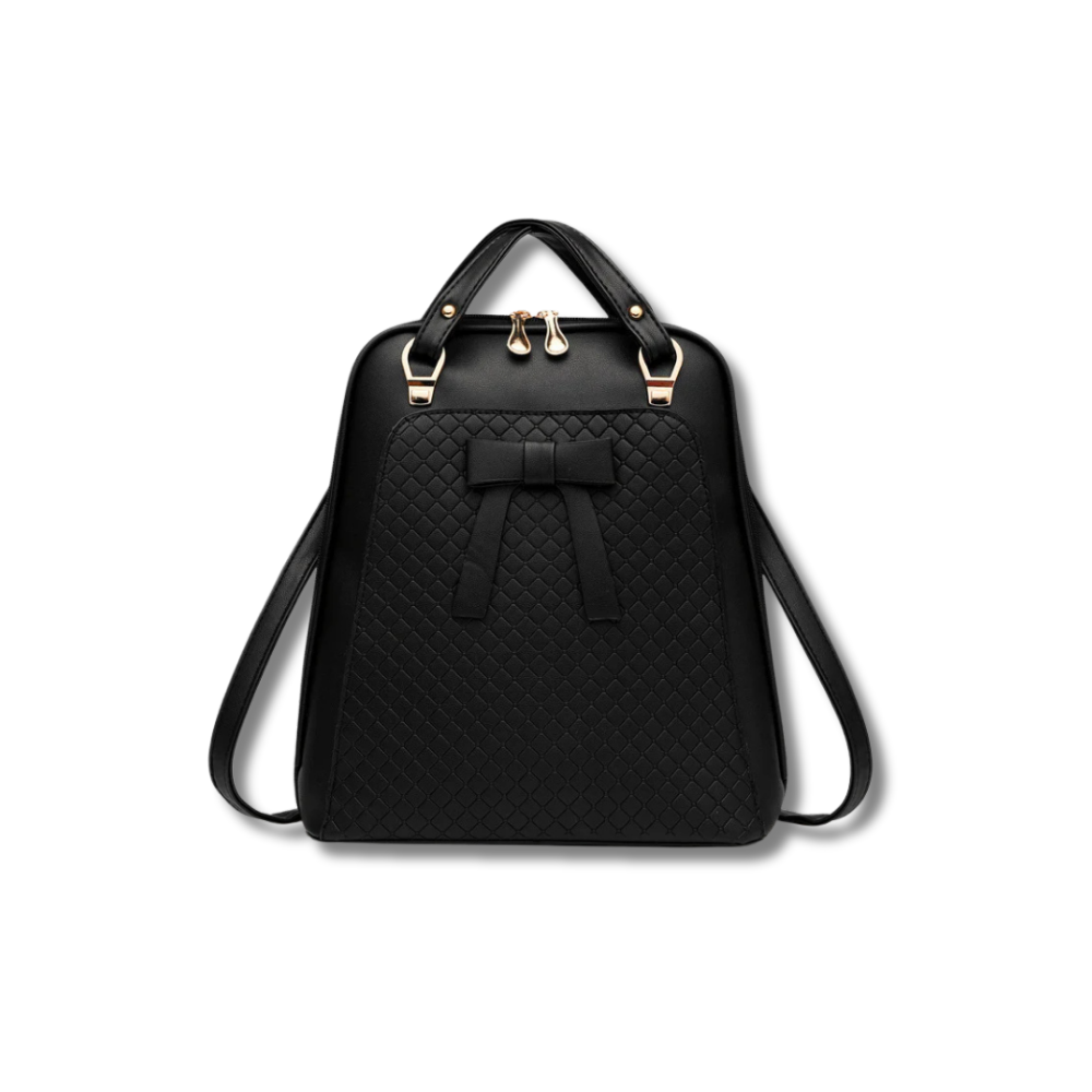 small bow backpack.