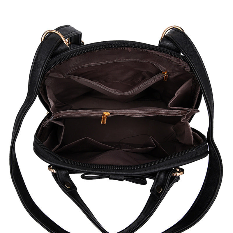 small bow backpack.