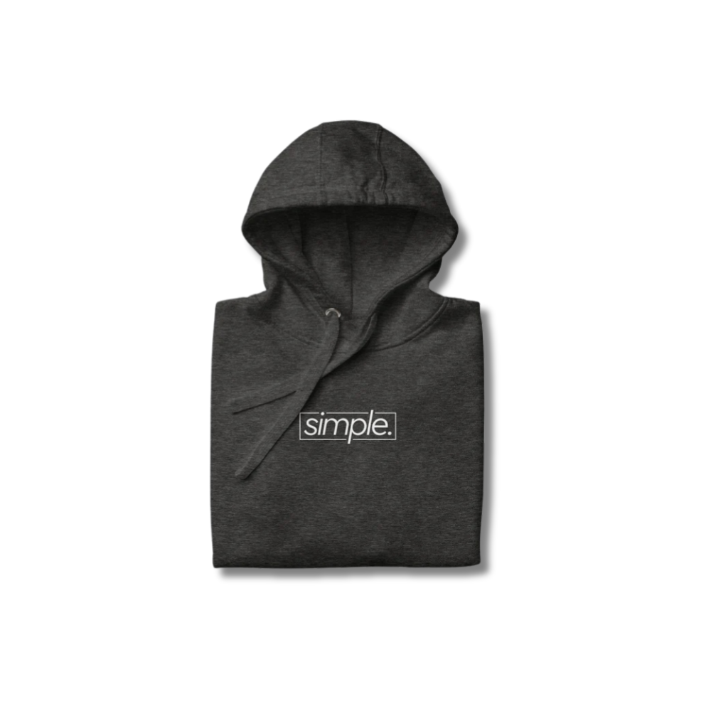 simple. hoodie