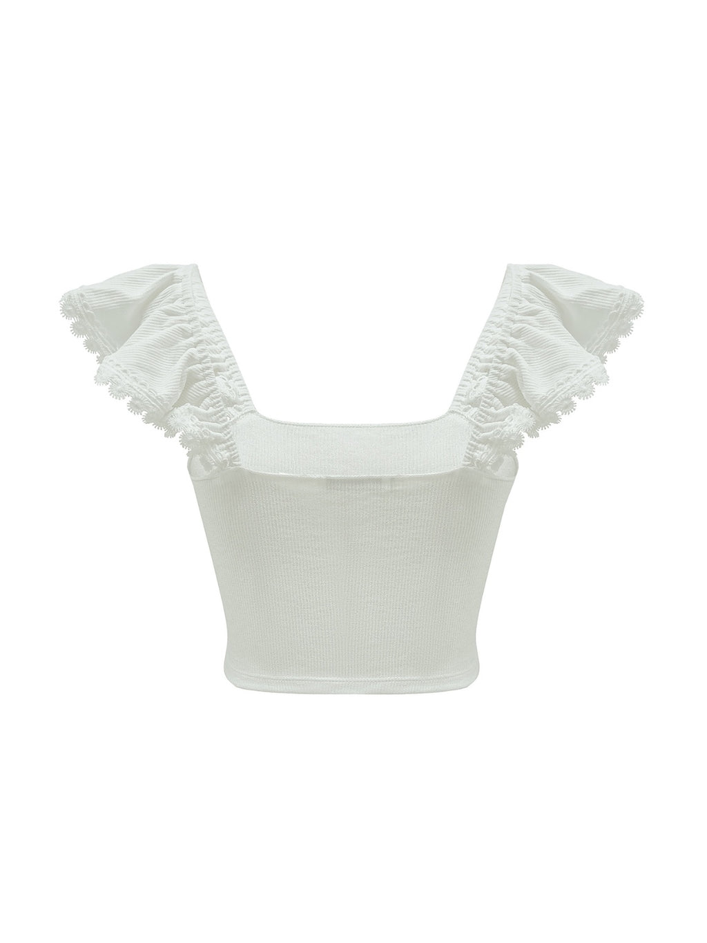 "Woman wearing a fringe tank top with tassel hem, ideal for festival outfits and casual boho style"