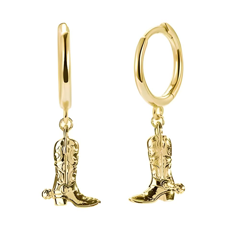 Boot Shape Earrings – Stylish Western Jewelry for Women | Lightweight, Trendy Cowgirl Earrings | Perfect for Rodeos, Concerts & Everyday Fashion