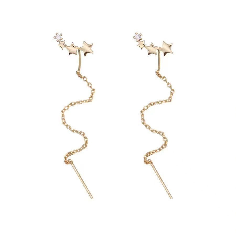 "Gold Star Earrings – Elegant & Timeless Jewelry | Lightweight & Stylish | Perfect for Everyday Wear & Special Occasions | Shop Now!"