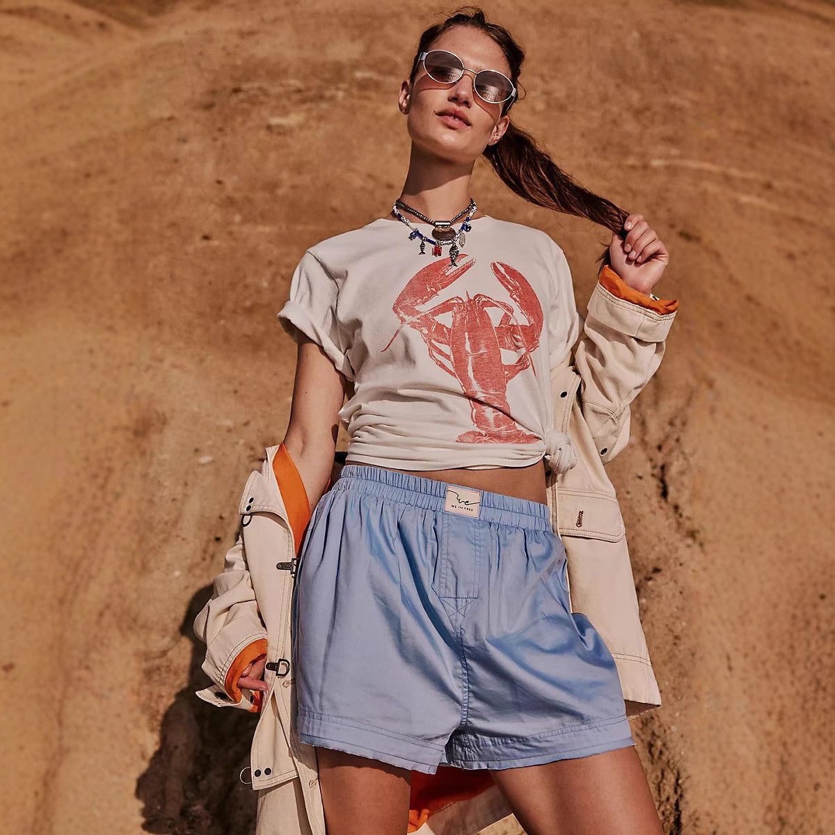 "Lobster Socialite Statement Piece – Bold & Elegant Women's Fashion for Nightlife & Events"