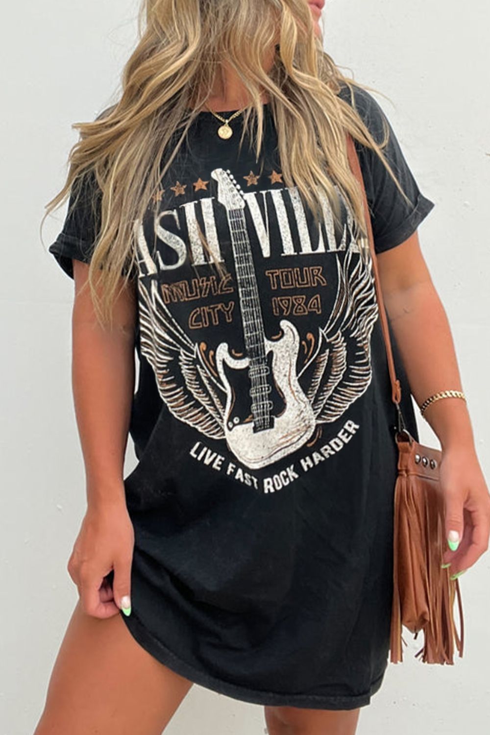 "Nashville Tee Dress – Casual, stylish, and comfortable dress for everyday wear, perfect for any occasion."