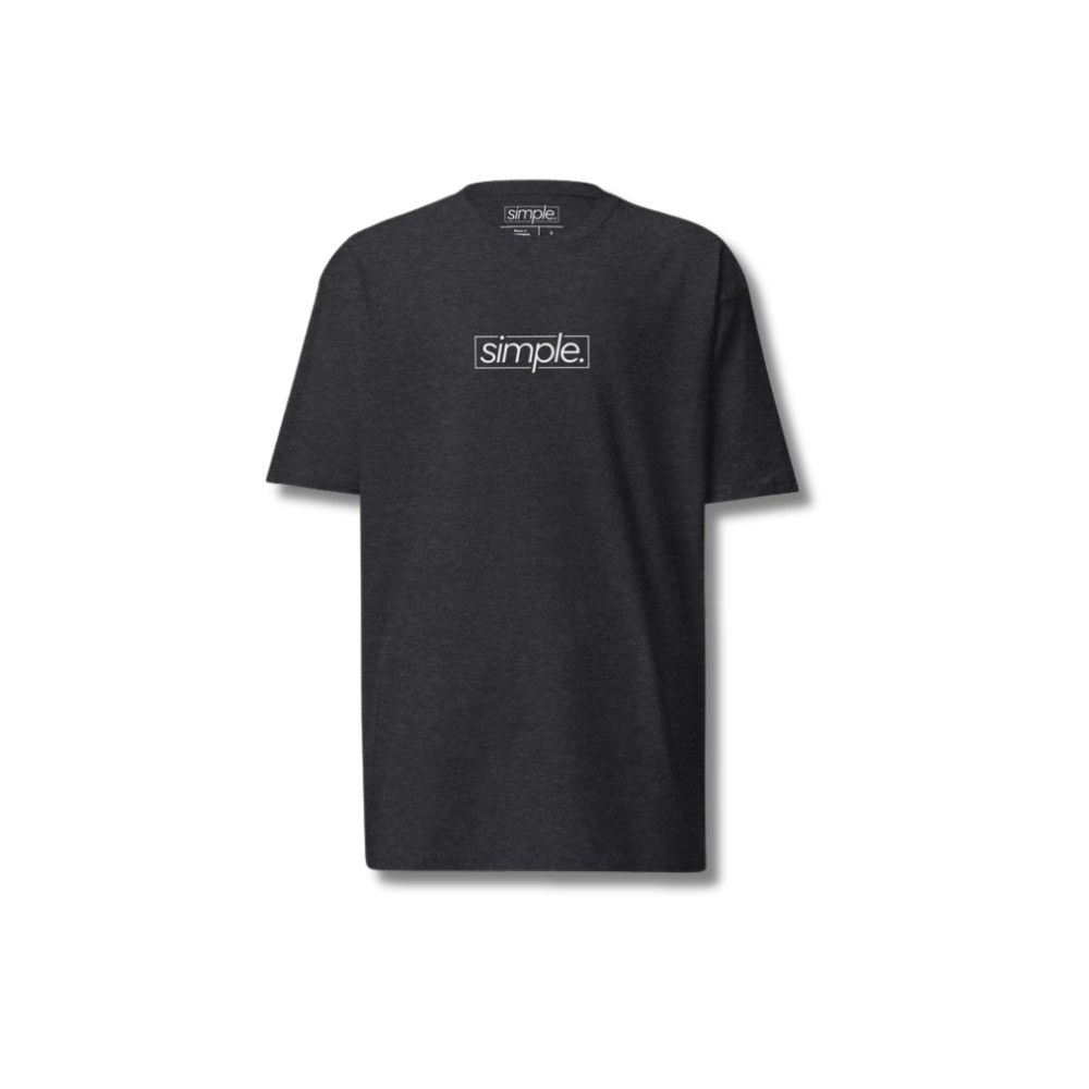  premium heavyweight tee – durable, soft, and structured for a classic fit."