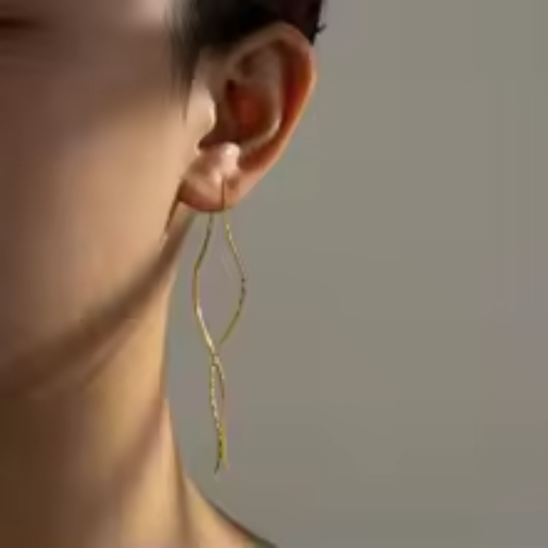 "Elegant long tassel earrings - lightweight, hypoallergenic, 925 sterling silver, AAA cubic zirconia, trendy drop design for weddings, parties, and gifts."